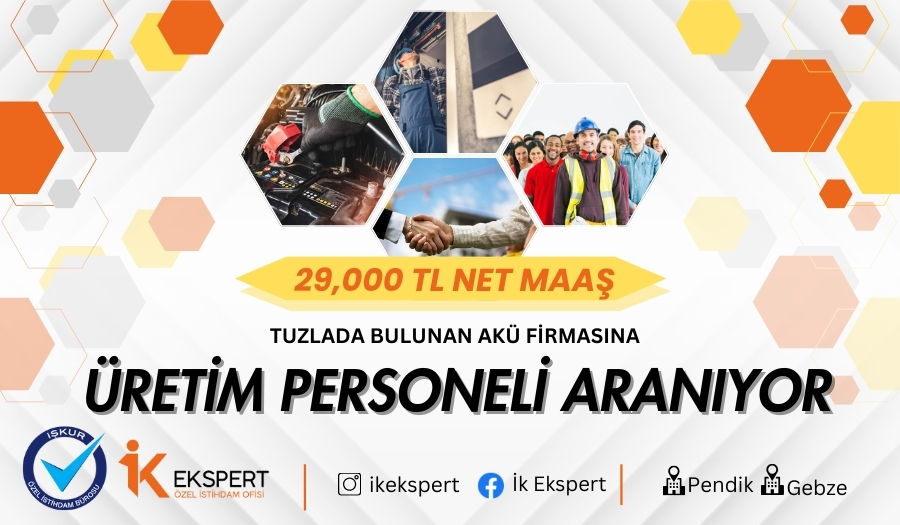 Üretim personeli aranıyor