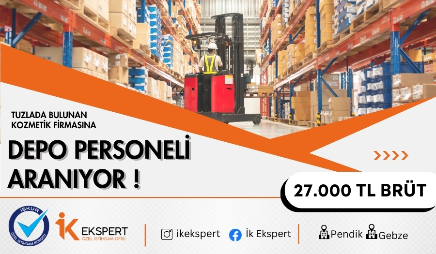 Depo Personeli aranıyor